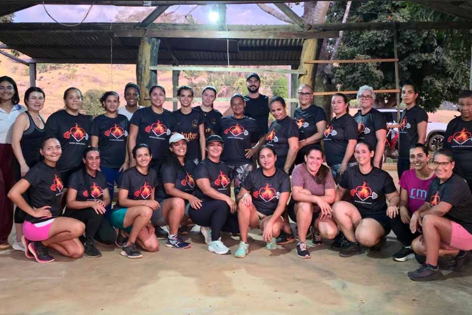 Prefeitura de Jaru apoia projeto de saúde e atividade física desenvolvido por mulheres da Linha 634
