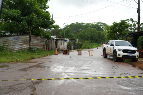 Defesa Civil interdita acesso ao bairro Triângulo