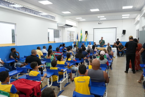 Prefeitura instala sistema de climatização em escola de Jaci-Paraná