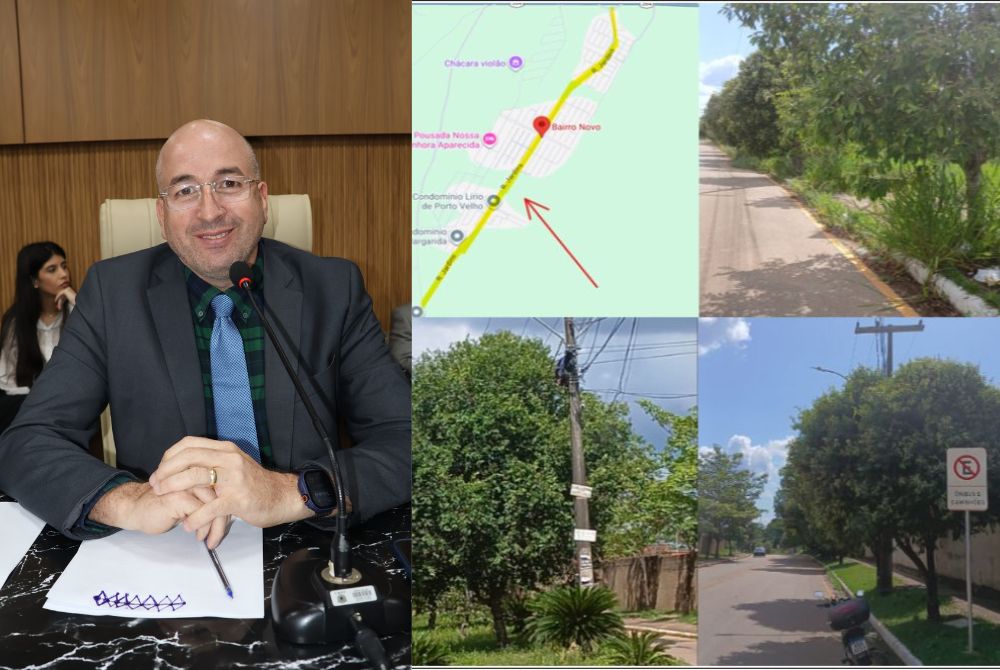 Vereador Gedeão Negreiros solicita poda de árvores na Rua Jardins, no Bairro Novo