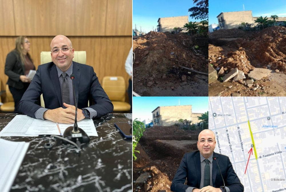 Vereador Gedeão Negreiros cobra retomada de obra no bairro Tancredo Neves