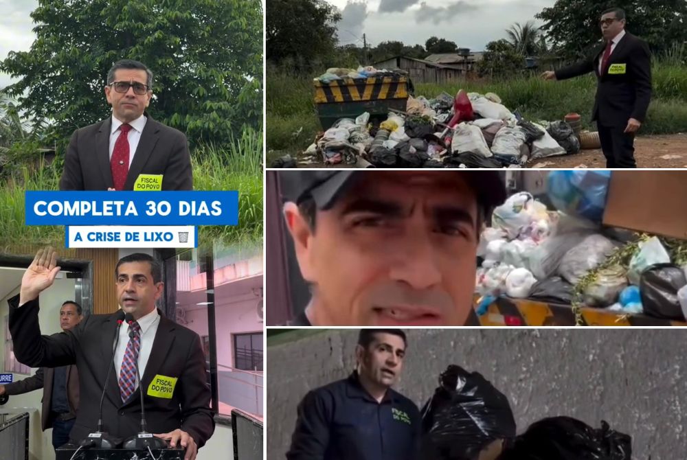 Crise do Lixo completa 30 dias em Porto Velho, e o Vereador Dr. Breno Mendes cobra solução imediata para o caos na cidade