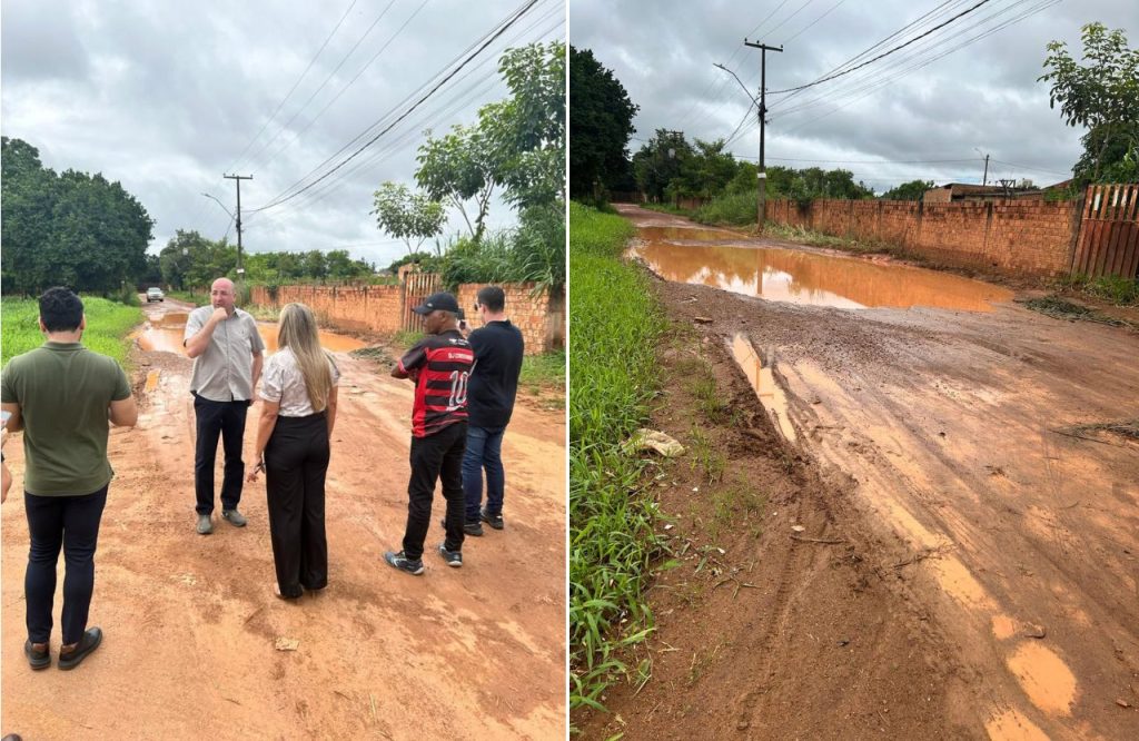 Vereador Gedeão Negreiros fiscaliza Rua União e garante início de melhorias no bairro São Francisco