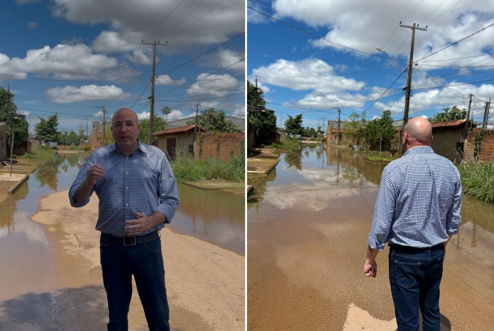 Vereador Gedeão Negreiros realiza visita técnica ao bairro Lagoinha e constata problemas de alagamento