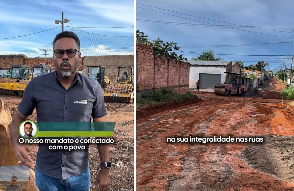 Vereador Dr. Santana destaca retorno do Tchau Poeira e avanço das obras no bairro Castanheira