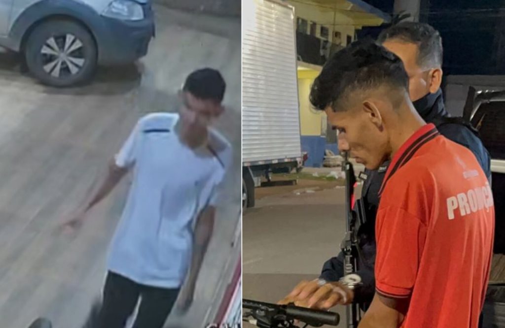 PM prende ladrão e receptador de bicicleta de criança na frente de padaria