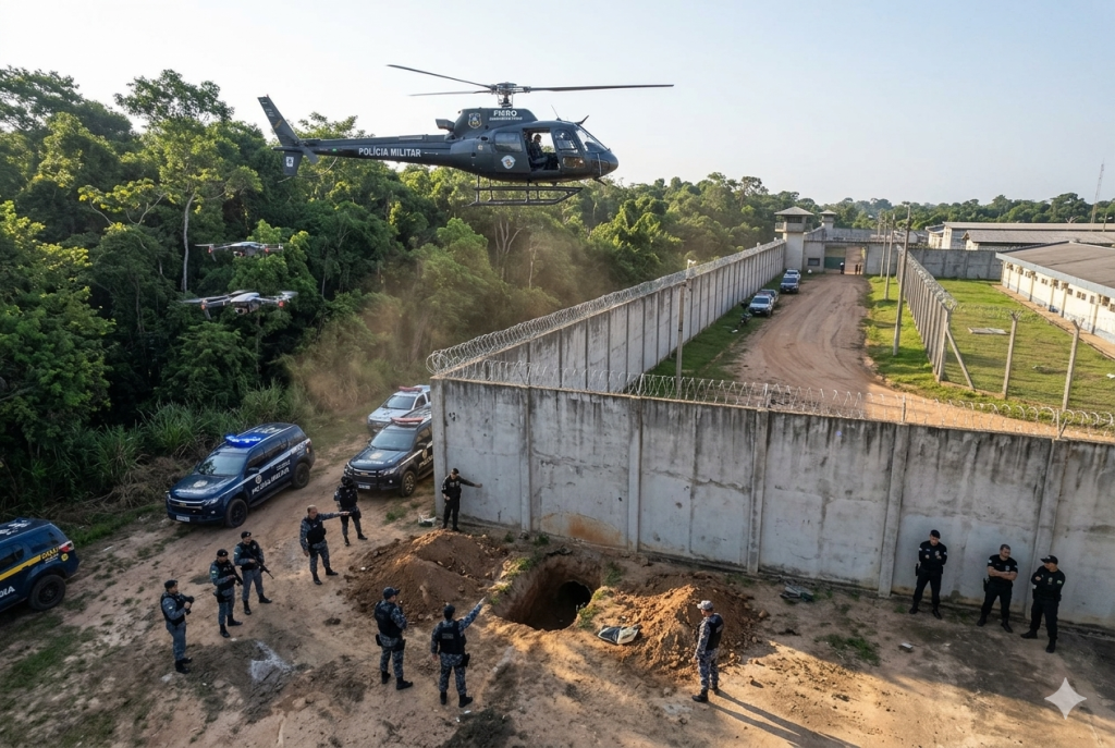 FUGA EM PRESÍDIO 470 MOBILIZA FORÇAS DE SEGURANÇA EM PORTO VELHO