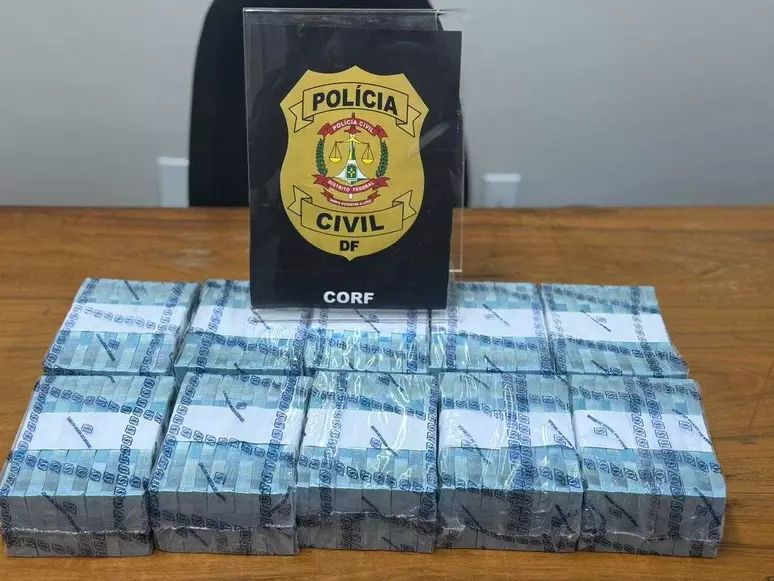 Homem é preso ao sacar R$ 1 milhão em agência bancária no DF