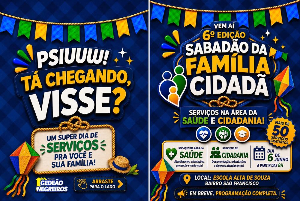 6º Sabadão da Família Cidadã oferece mais de 78 serviços gratuitos para a população neste sábado