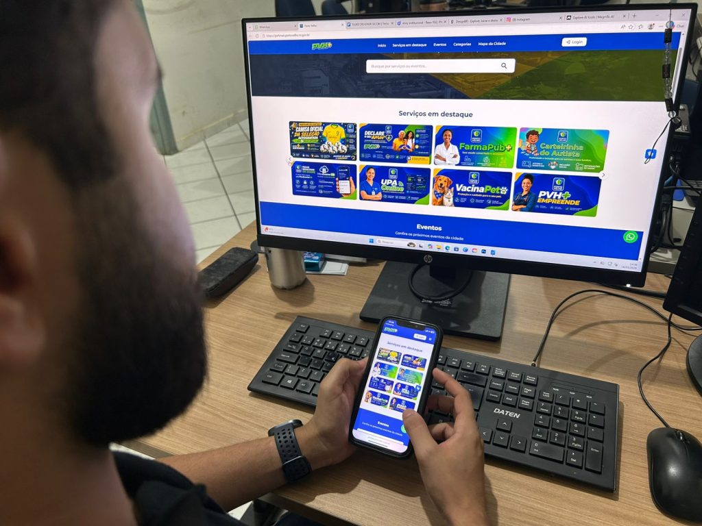 Prefeitura de Porto Velho amplia acesso aos serviços municipais com a plataforma PVH+