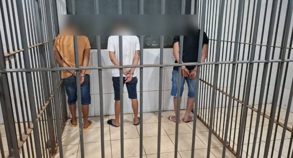 Polícia prende trio envolvido em série de roubos em Porto Velho