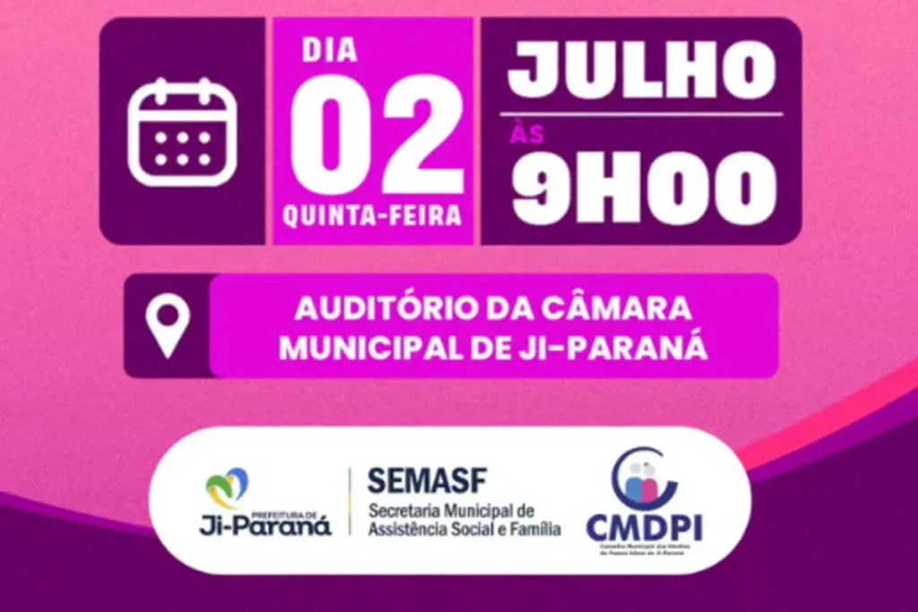 CMDPI convida toda a comunidade para a Cerimônia de Posse dos Conselheiros Eleitos e Indicados para o Biênio 2026/2028