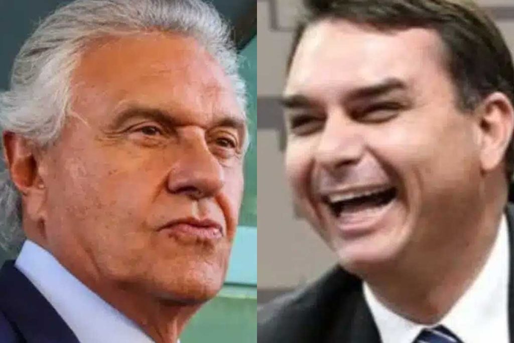 Pré-candidato à presidência, Caiado acusa Flávio Bolsonaro de “conspirar” contra a economia brasileira
